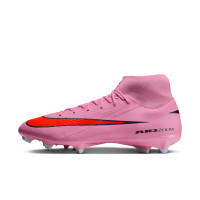 Nike Zoom Mercurial Superfly Academy 10 Gras / Kunstgras Voetbalschoenen (MG) Roze Felrood Lichtblauw