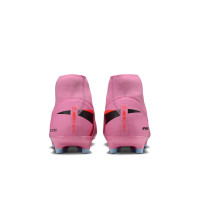 Nike Zoom Mercurial Superfly Academy 10 Gras / Kunstgras Voetbalschoenen (MG) Roze Felrood Lichtblauw