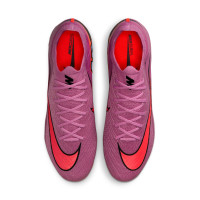 Nike Zoom Mercurial Vapor Elite 16 Gras Voetbalschoenen (FG) Roze Felrood Lichtblauw