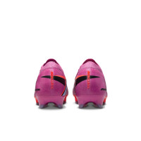 Nike Zoom Mercurial Vapor Elite 16 Gras Voetbalschoenen (FG) Roze Felrood Lichtblauw