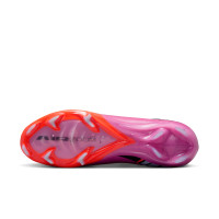 Nike Zoom Mercurial Vapor Elite 16 Gras Voetbalschoenen (FG) Roze Felrood Lichtblauw