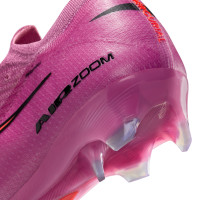 Nike Zoom Mercurial Vapor Elite 16 Gras Voetbalschoenen (FG) Roze Felrood Lichtblauw