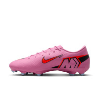 Nike Zoom Mercurial Vapor Academy 16 Gras / Kunstgras Voetbalschoenen (MG) Roze Felrood Lichtblauw