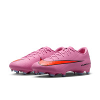 Nike Zoom Mercurial Vapor Academy 16 Gras / Kunstgras Voetbalschoenen (MG) Roze Felrood Lichtblauw