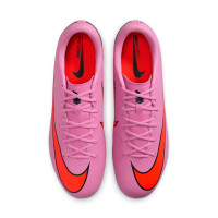 Nike Zoom Mercurial Vapor Academy 16 Gras / Kunstgras Voetbalschoenen (MG) Roze Felrood Lichtblauw