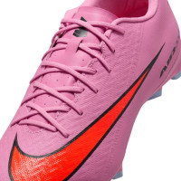 Nike Zoom Mercurial Vapor Academy 16 Gras / Kunstgras Voetbalschoenen (MG) Roze Felrood Lichtblauw
