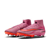 Nike Zoom Mercurial Superfly Elite 10 Iron Nop Football Boots (SG) Pink Bright Red Light Blue