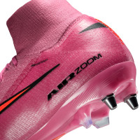 Nike Zoom Mercurial Superfly Elite 10 Iron Nop Football Boots (SG) Pink Bright Red Light Blue