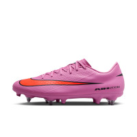 Nike Zoom Mercurial Vapor Academy 16 Iron Nop Football Boots (SG) Anti-Clog Pink Bright Red Light Blue