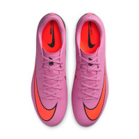 Nike Zoom Mercurial Vapor Academy 16 Iron Nop Football Boots (SG) Anti-Clog Pink Bright Red Light Blue
