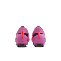 Nike Zoom Mercurial Vapor Academy 16 Iron Nop Football Boots (SG) Anti-Clog Pink Bright Red Light Blue
