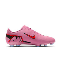 Nike Mercurial Vapor Club 16 Gras / Kunstgras Voetbalschoenen (MG) Roze Felrood Lichtblauw