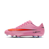 Nike Mercurial Vapor Club 16 Gras / Kunstgras Voetbalschoenen (MG) Roze Felrood Lichtblauw