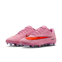 Nike Mercurial Vapor Club 16 Gras / Kunstgras Voetbalschoenen (MG) Roze Felrood Lichtblauw