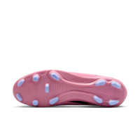 Nike Mercurial Vapor Club 16 Gras / Kunstgras Voetbalschoenen (MG) Roze Felrood Lichtblauw