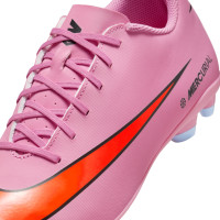 Nike Mercurial Vapor Club 16 Gras / Kunstgras Voetbalschoenen (MG) Roze Felrood Lichtblauw