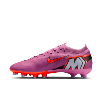 Nike Zoom Mercurial Vapor Pro 16 Kunstgras Voetbalschoenen (AG) Roze Felrood Lichtblauw