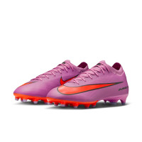 Nike Zoom Mercurial Vapor Pro 16 Kunstgras Voetbalschoenen (AG) Roze Felrood Lichtblauw