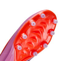 Nike Zoom Mercurial Vapor Pro 16 Kunstgras Voetbalschoenen (AG) Roze Felrood Lichtblauw