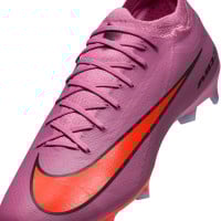 Nike Zoom Mercurial Vapor Pro 16 Gras Voetbalschoenen (FG) Roze Felrood Lichtblauw