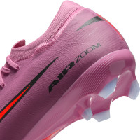 Nike Zoom Mercurial Vapor Pro 16 Gras Voetbalschoenen (FG) Roze Felrood Lichtblauw
