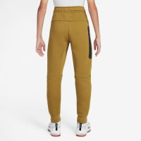 Nike Sportswear Tech Fleece Joggingbroek Kids Donkergeel Zwart