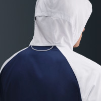 Nike Sportswear Sport Casual Hooded Jack Donkerblauw Wit