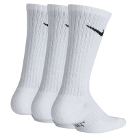 Nike Crew Sokken Everyday 3-Pack Kids Wit Zwart