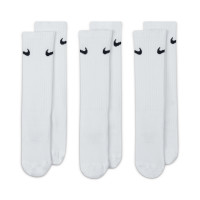 Nike Crew Sokken Everyday 3-Pack Kids Wit Zwart