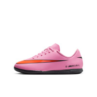 Nike Mercurial Vapor Club 16 Zaalvoetbalschoenen (IN) Kids Roze Felrood Lichtblauw