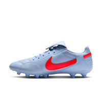Nike Premier III Gras Voetbalschoenen (FG) Lichtblauw Felrood