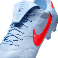 Nike Premier III Gras Voetbalschoenen (FG) Lichtblauw Felrood