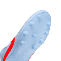 Nike Premier III Gras Voetbalschoenen (FG) Lichtblauw Felrood