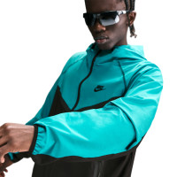 Nike Tech Sportswear Windrunner Woven Full-Zip Tracksuit Turquoise Black