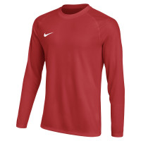 Nike Dri-FIT Park VIII Voetbalshirt Lange Mouwen Rood Wit