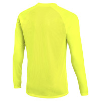 Nike Dri-FIT Park VIII Long Sleeve Football Shirt Neon Yellow Black