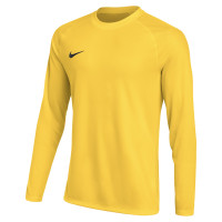Nike Dri-FIT Park VIII Long Sleeve Football Shirt Yellow Black