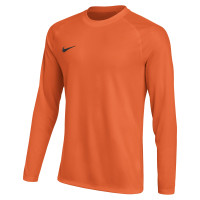 Nike Dri-FIT Park VIII Long Sleeve Football Shirt Bright Orange Black