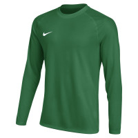 Nike Dri-FIT Park VIII Kids Long Sleeve Football Shirt Dark Green White