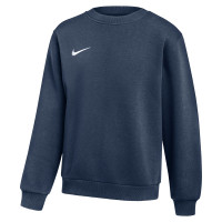 Nike Park 26 Fleece Crew Sweater Kids Donkerblauw Wit