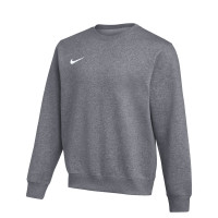 Nike Park 26 Fleece Crew Sweater Donkergrijs Wit