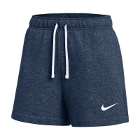 Nike Park 26 Women's Fleece Shorts Dark Blue White