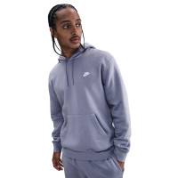 Nike Club Fleece Sportswear Hoodie Light Purple White