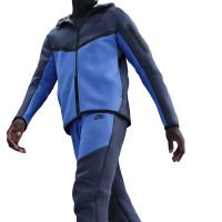Nike Sportswear Tech Fleece Trainingspak Donkerblauw Paars