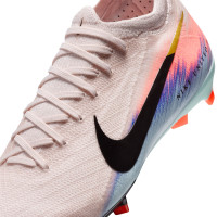 Nike Zoom Mercurial Vapor 16 Pro Gras Football Boots (FG) Kids Pink Blue Turquoise