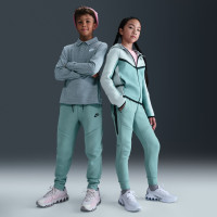 Nike Sportswear Tech Fleece Joggingbroek Kids Lichtgrijs Olijfgroen