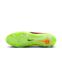Nike Tiempo Legend Elite 10 Gras Voetbalschoenen (FG) Neongeel Zwart Oranje