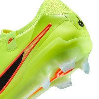 Nike Tiempo Legend Elite 10 Gras Voetbalschoenen (FG) Neongeel Zwart Oranje