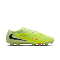Nike Phantom 6 Elite Low Gras Voetbalschoenen (FG) Geel Oranje Zwart