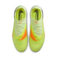 Nike Phantom 6 Elite Low Gras Voetbalschoenen (FG) Geel Oranje Zwart